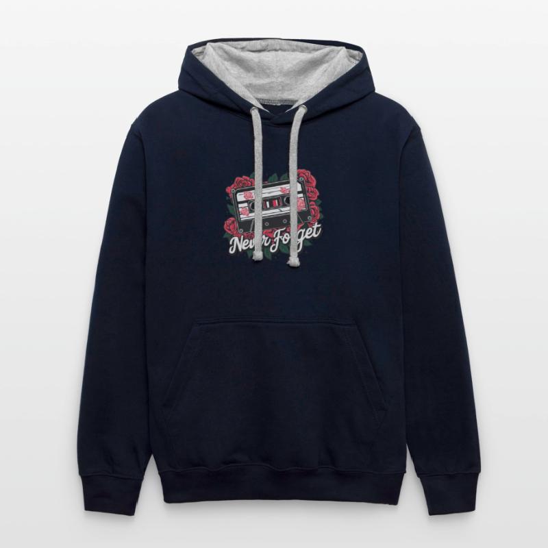 A cassette tape colored with roses