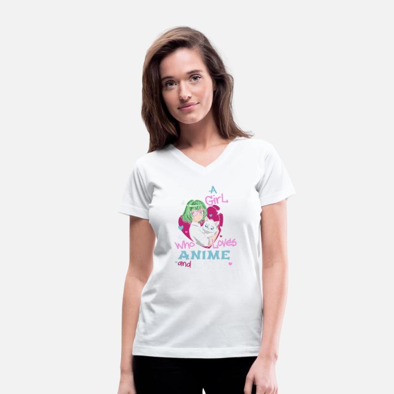 Anime Cats Shirts Just Girl Who Loves Anime And Ca