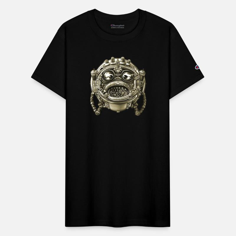 antique radio monster tarnished gold color