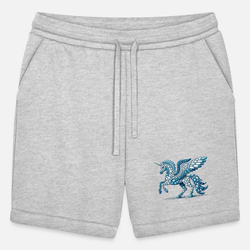 Azure Skies: Pebble Mosaic Pegasus