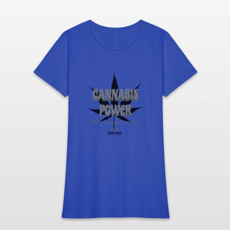 Cannabis Power - Highdea Funny Graphic T Shirt