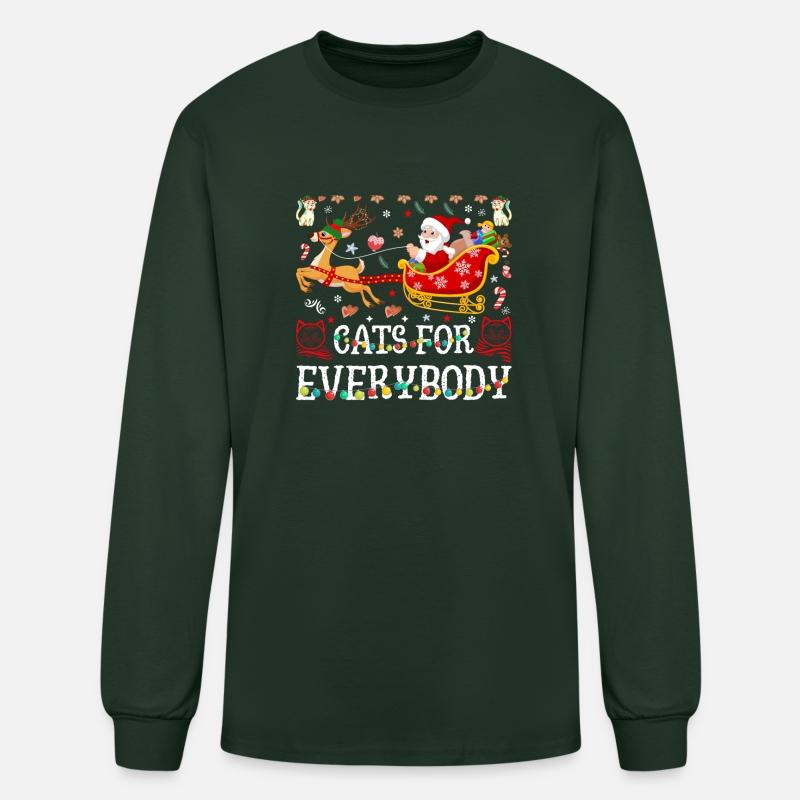 Cats For Everybody Christmas Cat Funny Xmas
