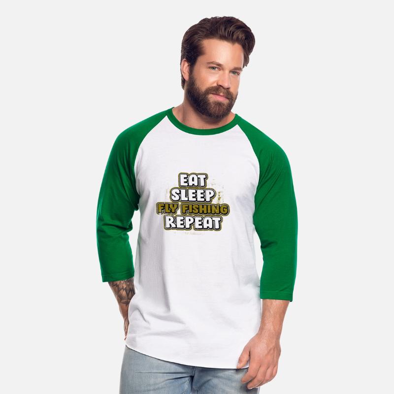 Eat Sleep Fly Fishing Repeat Angling Funny