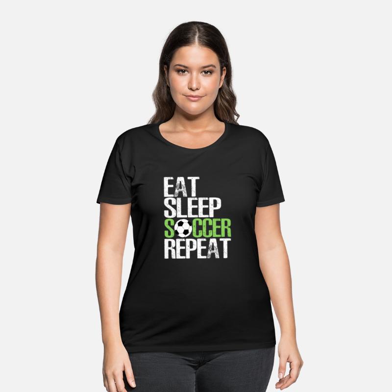 Eat Sleep Soccer Repeat Shirt Sport Player Tshirt