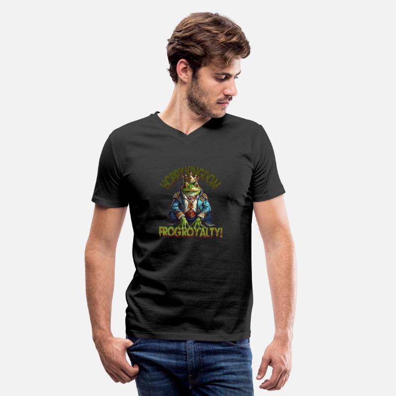 frog king mascot t shirt design