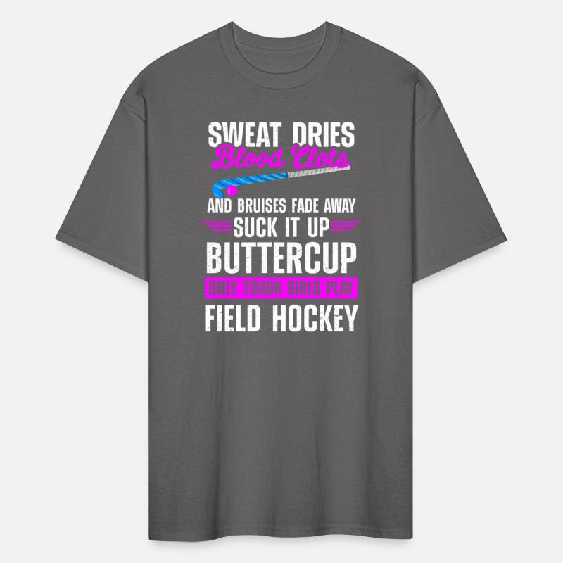 Funny Field Hockey Buttercup Only Tough Girls Play