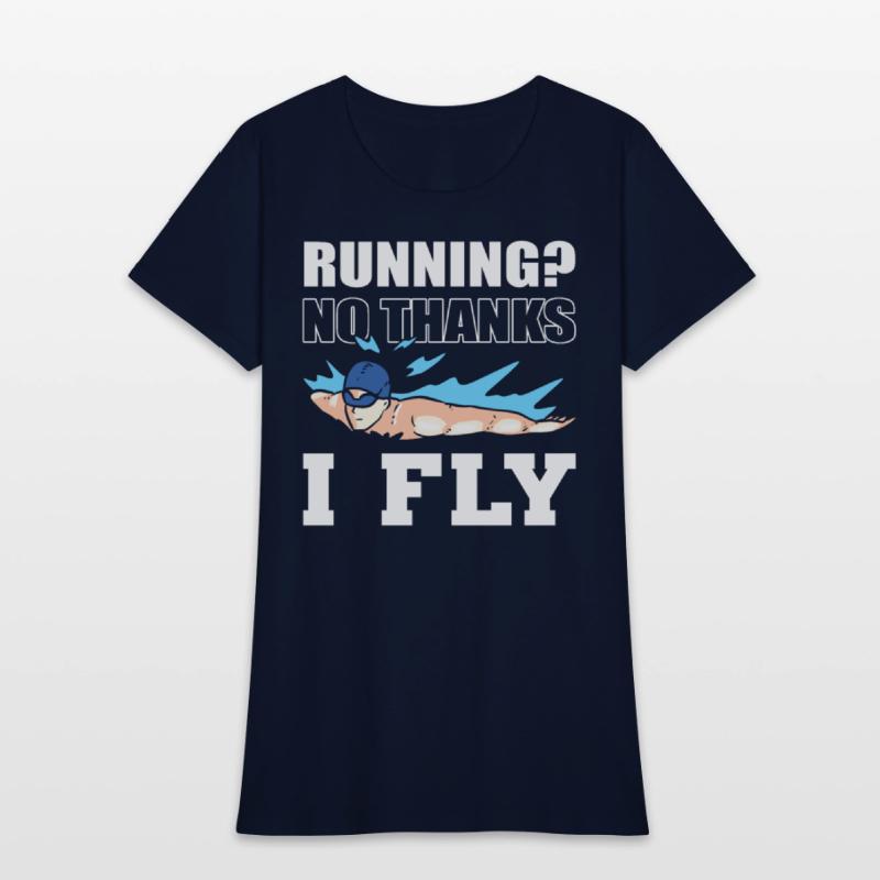 Funny Swimmer Marathoner