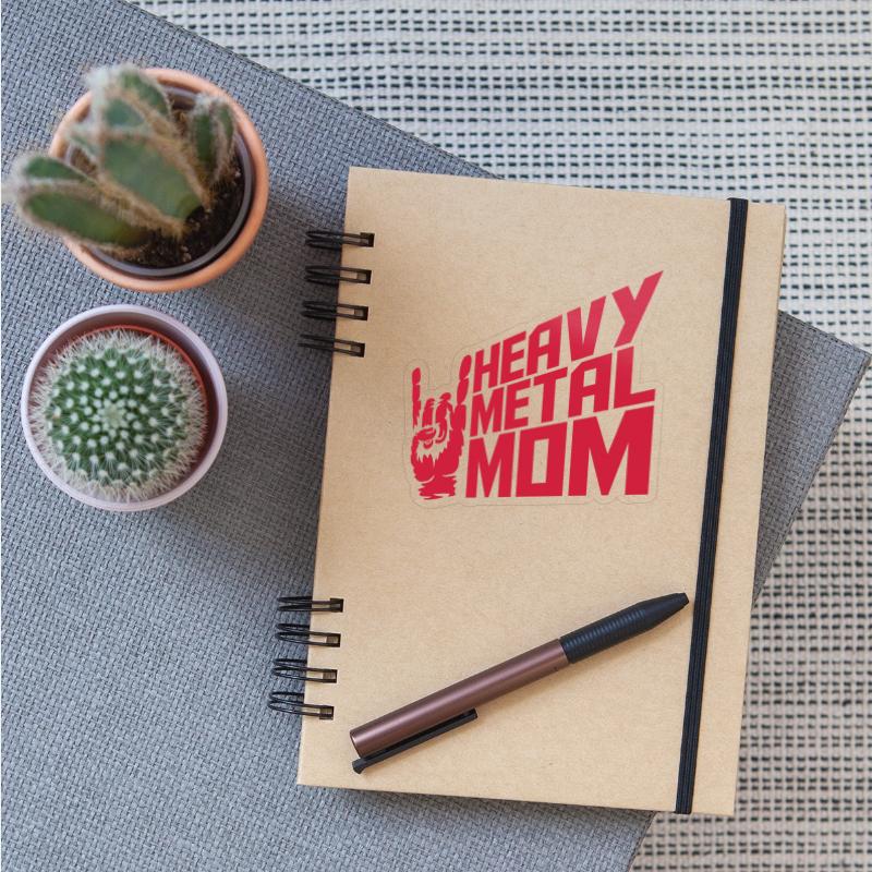 Heavy metal mom logo