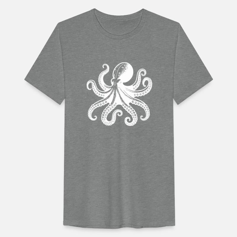 Large Squid Octopus With Eight Arms
