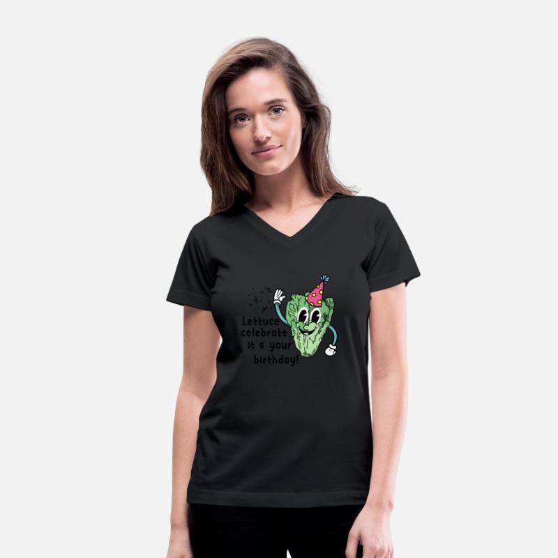 Vegan Lettuce Birthday Greeting Natal Day