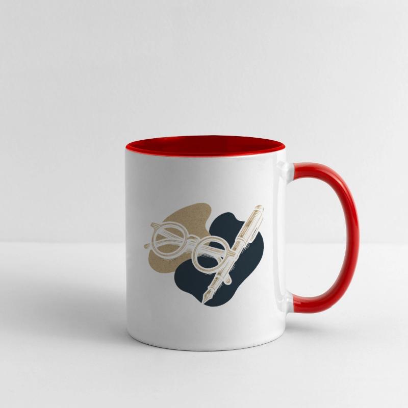 Vintage Writer Glasses and Fountain Pen