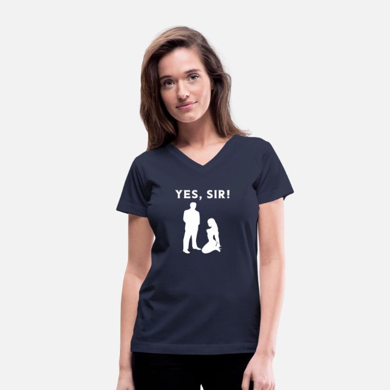 Yes Sir Sub Master Bondage BDSM T-Shirt Gift Idea