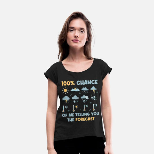 100 Percent Chance Forecast Funny Meteorology Gift
