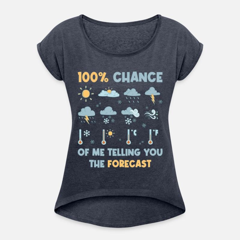 100 Percent Chance Forecast Funny Meteorology Gift