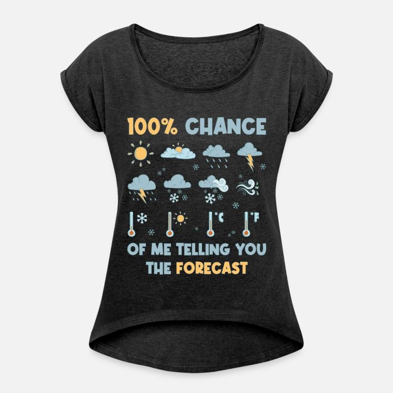 100 Percent Chance Forecast Funny Meteorology Gift