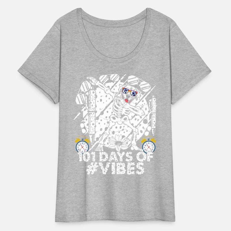 101 days of school vibes funny shirt