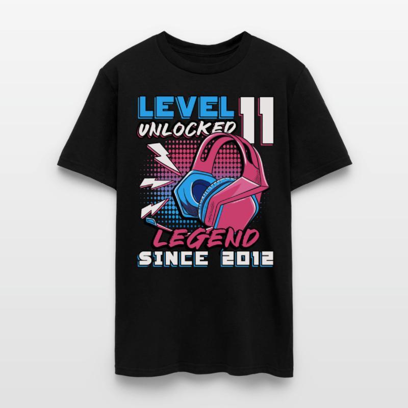 11th birthday 11 years Gamer Level 11 Complete