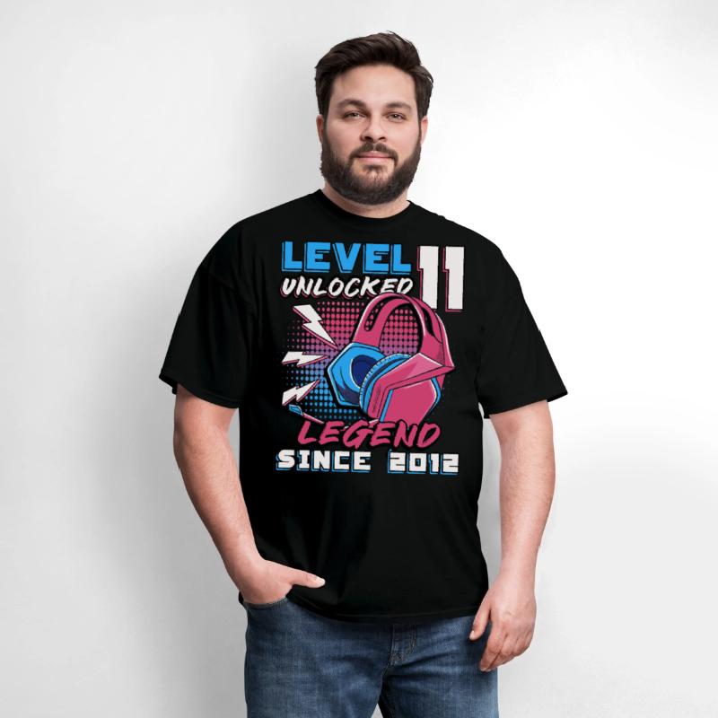 11th birthday 11 years Gamer Level 11 Complete