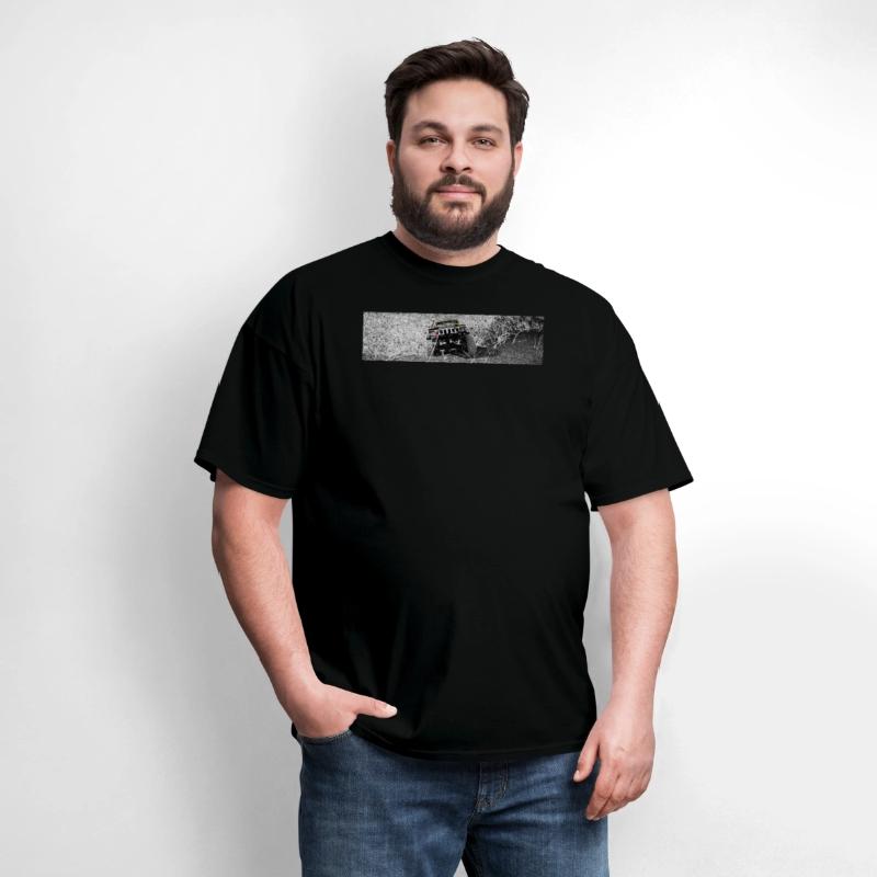 A 4x4 Off-Road Hobby RC Truck in Black and White