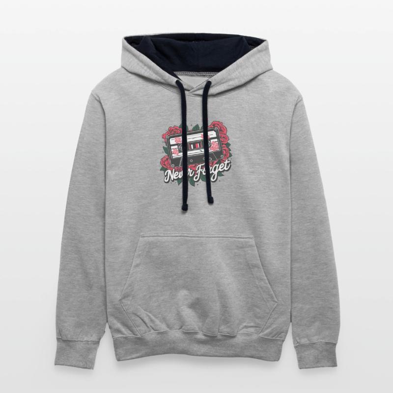 A cassette tape colored with roses