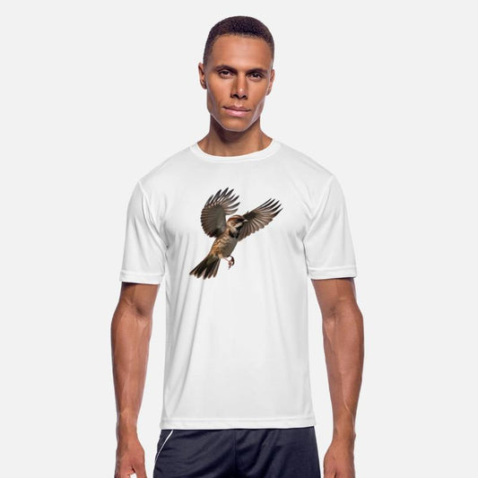 A close-up photo of a cute sparrow bird.