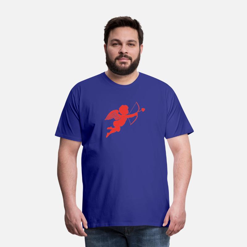 A cupid angel with a bow and arrow