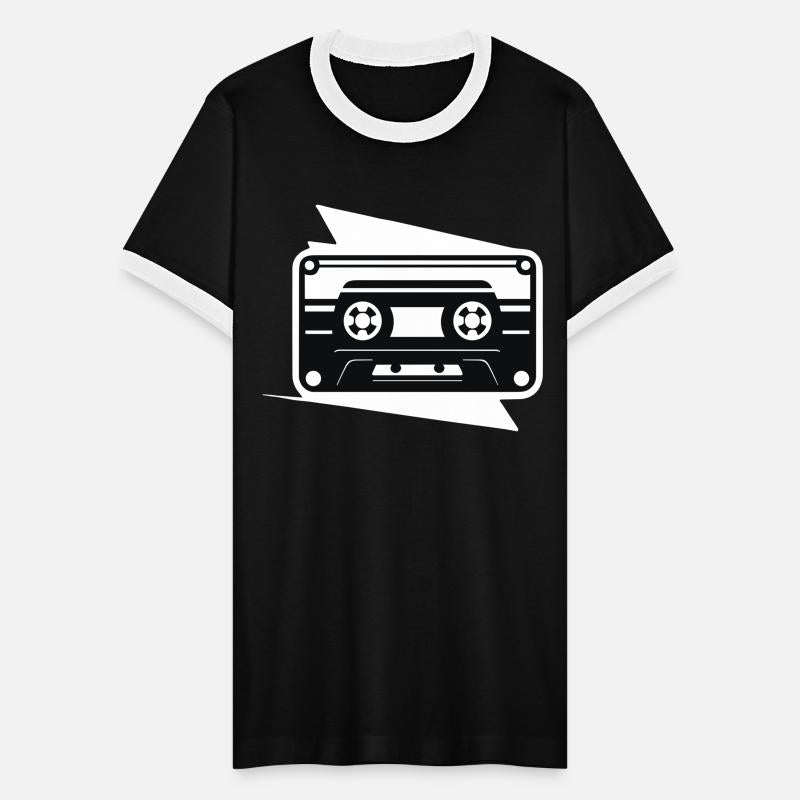 A vintage-inspired illustration of cassette tape