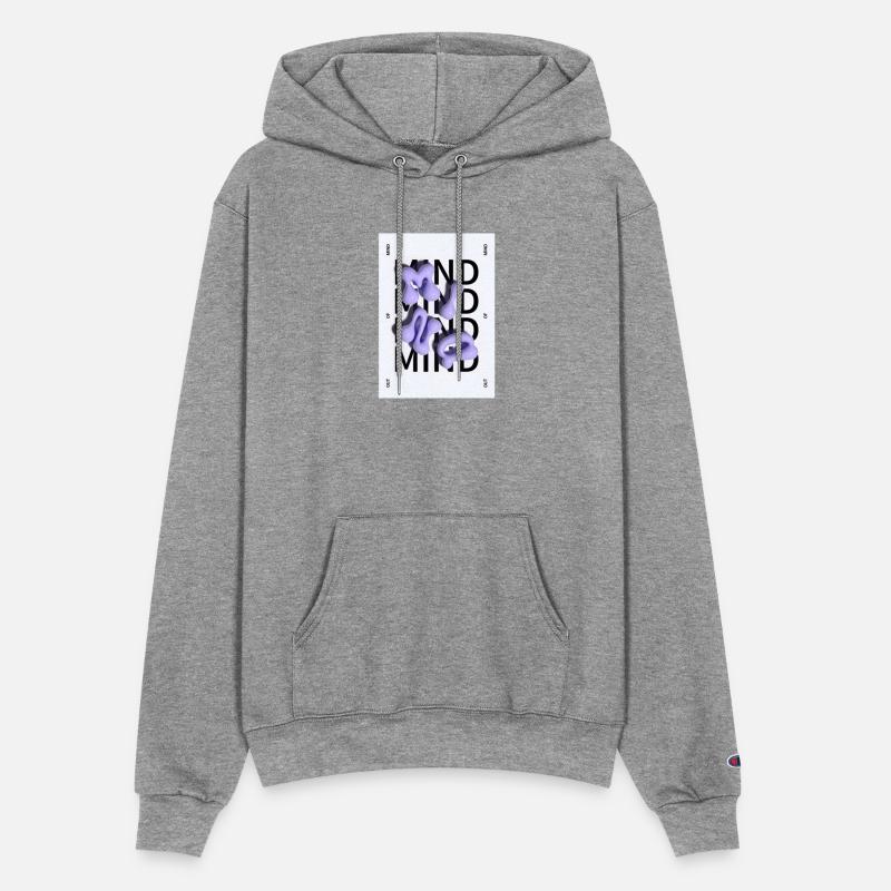 Abstract Purple Blob Typography Design