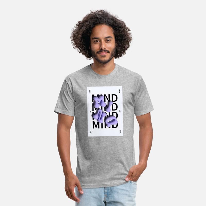 Abstract Purple Blob Typography Design