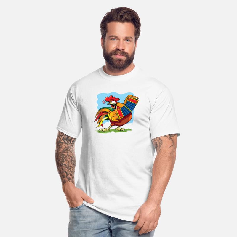 Accordion Rooster Musician Music