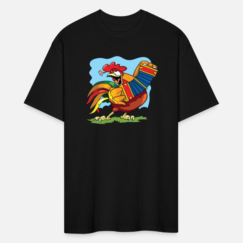 Accordion Rooster Musician Music