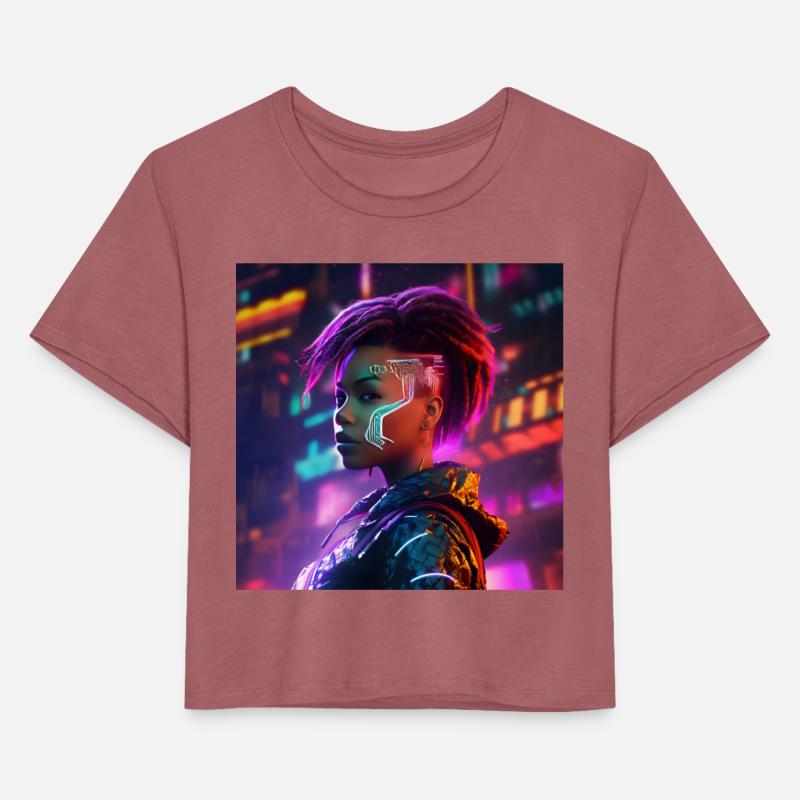 African American Woman Cyberpunk