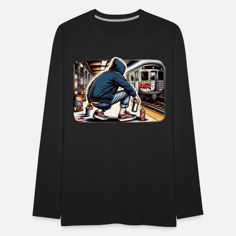 AI Teen in Subway Layup Underground- Masked Border