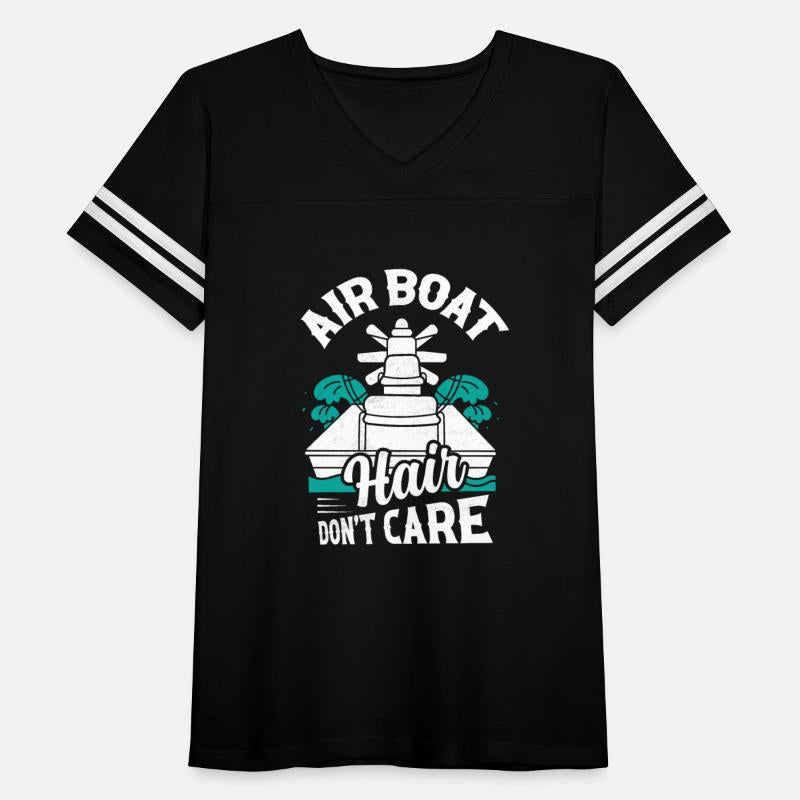 Air Boat Hair Don't Care Hydroplane Airboat Propel