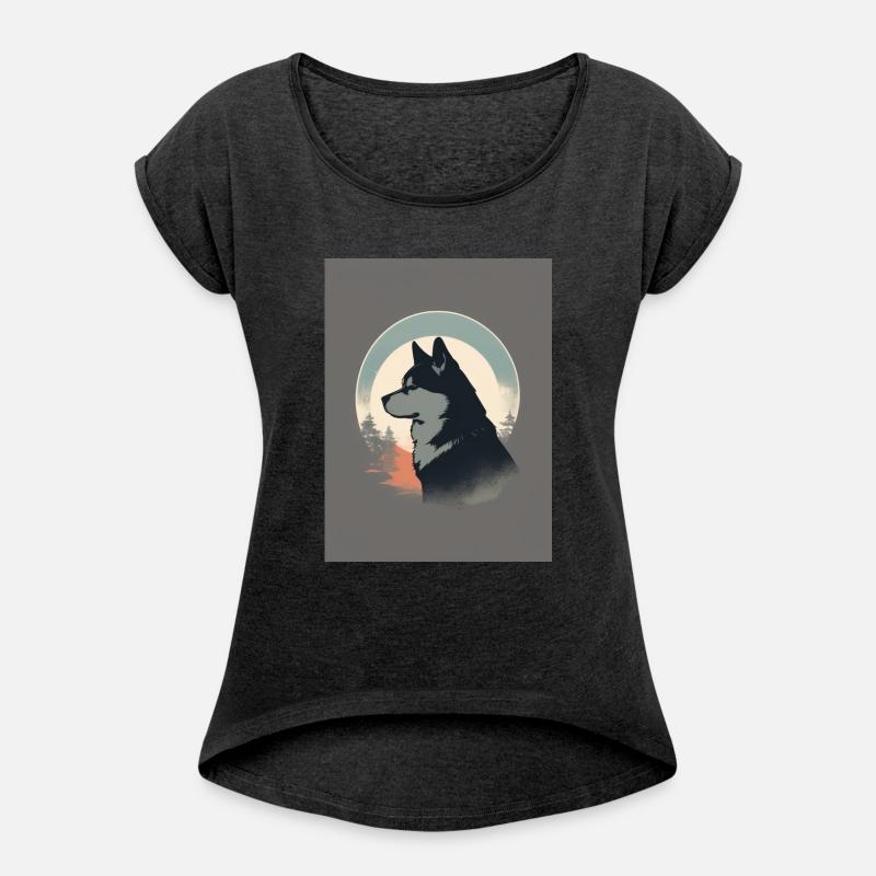 Akita Dog 2 - Japanese Retro Style