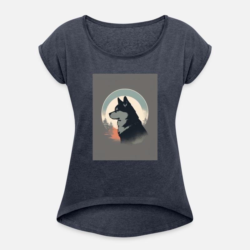 Akita Dog 2 - Japanese Retro Style