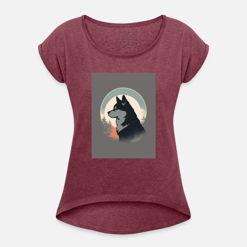 Akita Dog 2 - Japanese Retro Style