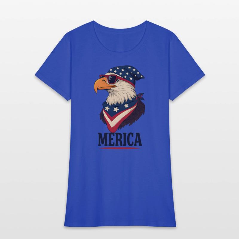 America Sunglass Eagle - Funny 4th of July Graphic