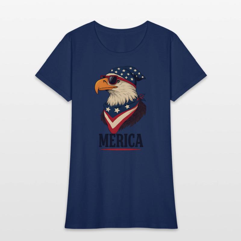 America Sunglass Eagle - Funny 4th of July Graphic