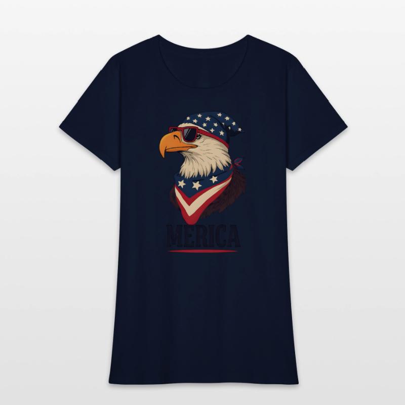 America Sunglass Eagle - Funny 4th of July Graphic