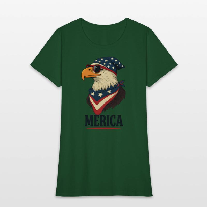 America Sunglass Eagle - Funny 4th of July Graphic