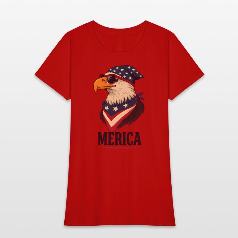America Sunglass Eagle - Funny 4th of July Graphic