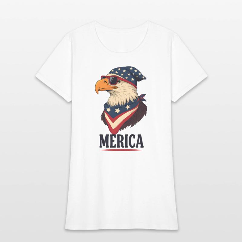 America Sunglass Eagle - Funny 4th of July Graphic