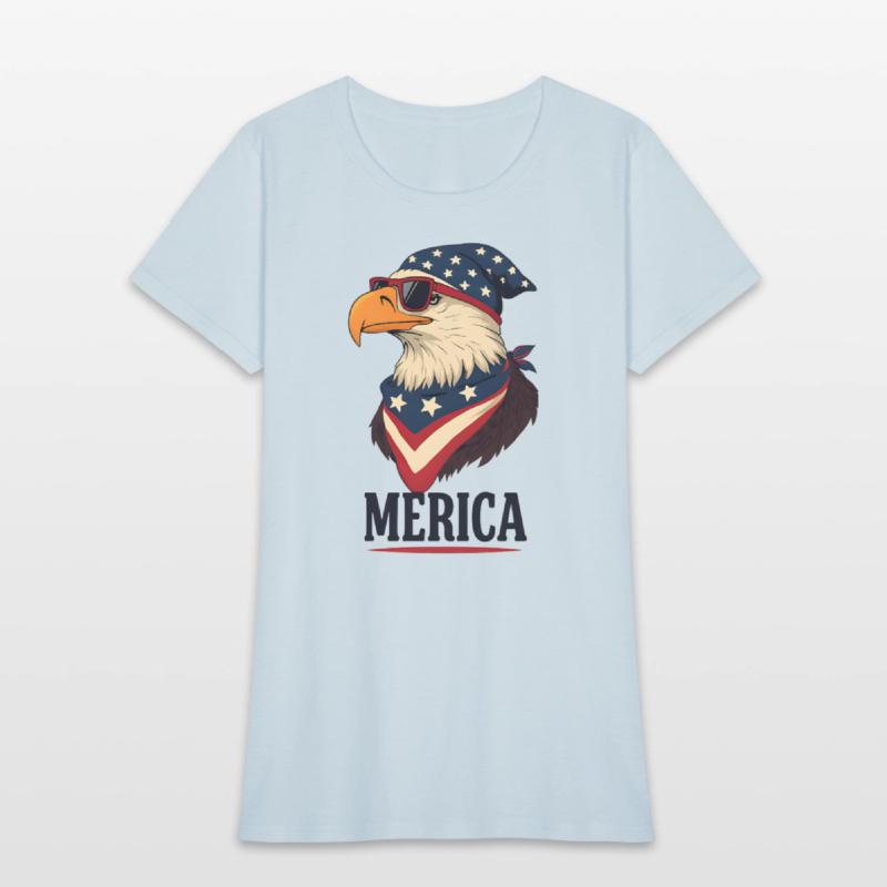 America Sunglass Eagle - Funny 4th of July Graphic