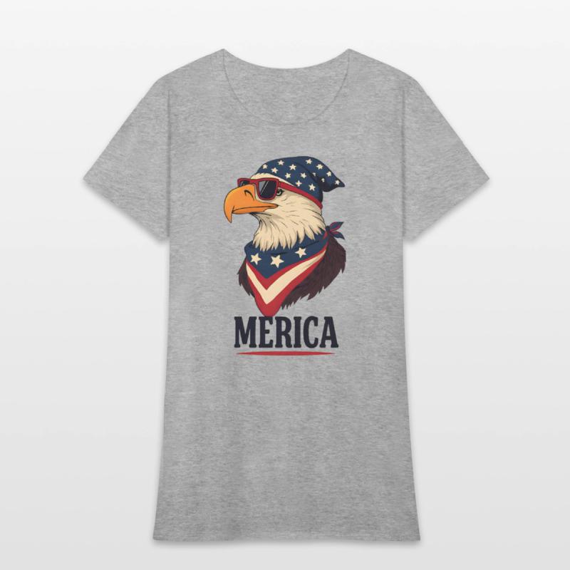 America Sunglass Eagle - Funny 4th of July Graphic