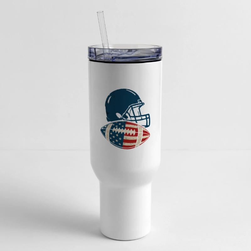 American Football – USA Flag Helmet & Ball