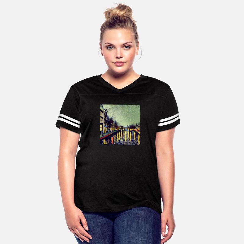 Amsterdam painting in Vincent van Gogh's style