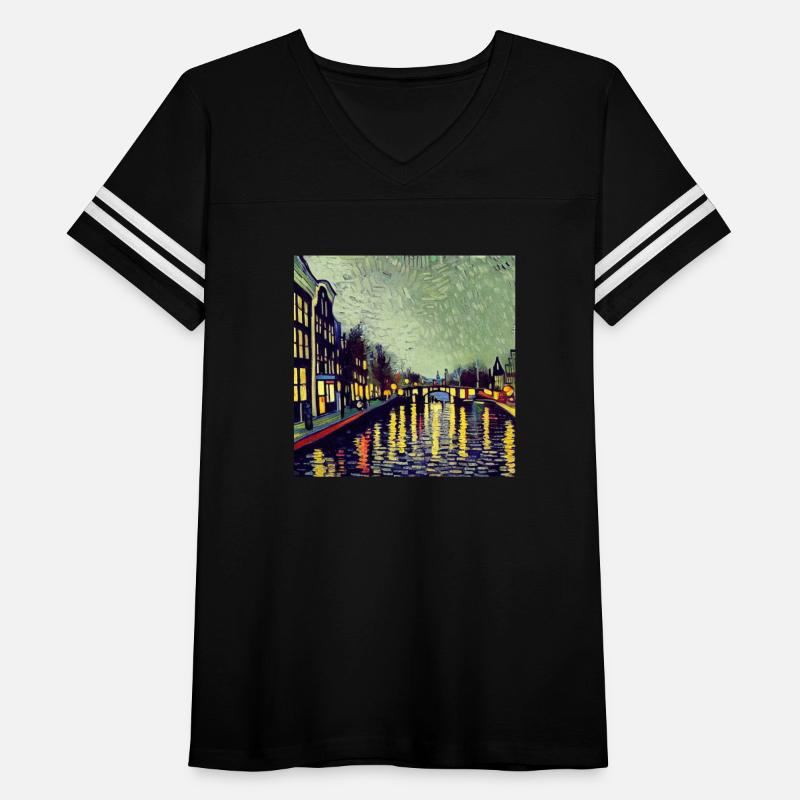 Amsterdam painting in Vincent van Gogh's style