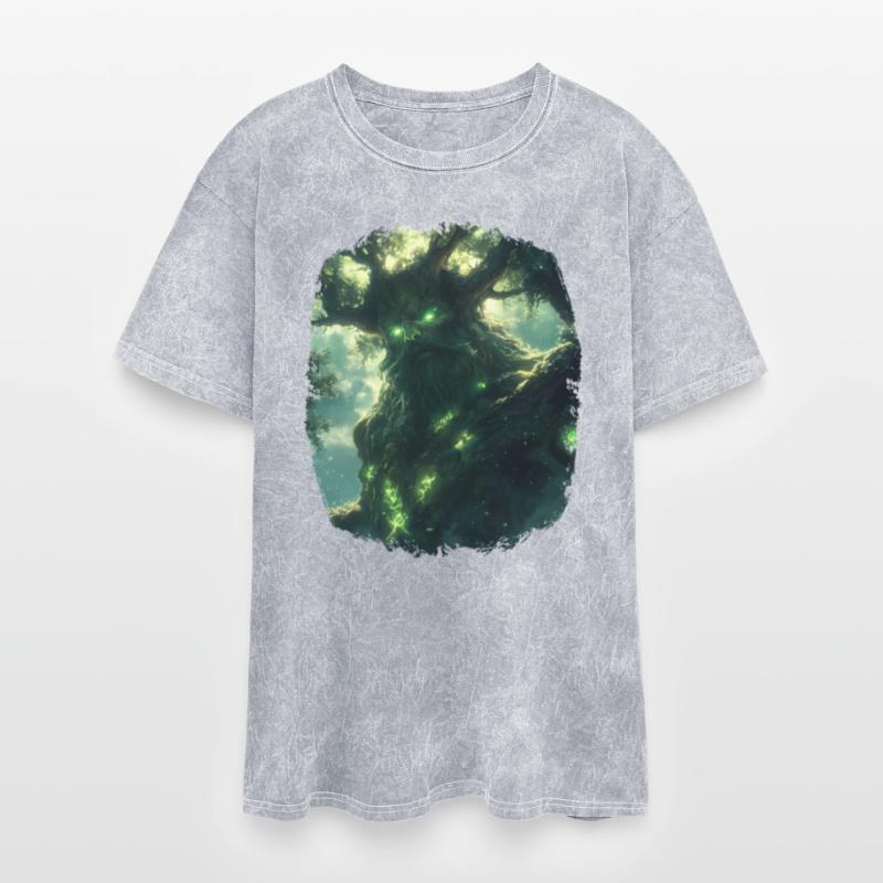 Ancient Tree Giant with Glowing Nature Magic