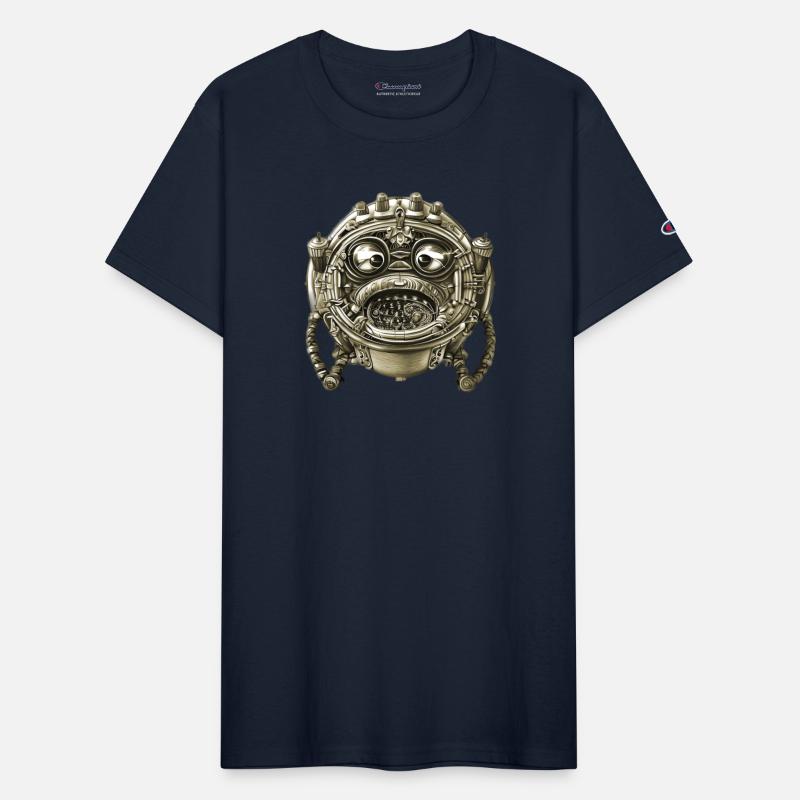 antique radio monster tarnished gold color